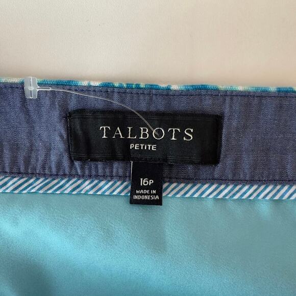 Talbots Petites Geometric Print Skirt Size 16P NWOT Resort Summer Preppy - Picture 4 of 6